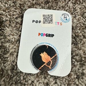 PopSocket Black and Gold Cat Design Phone Grip and Stand